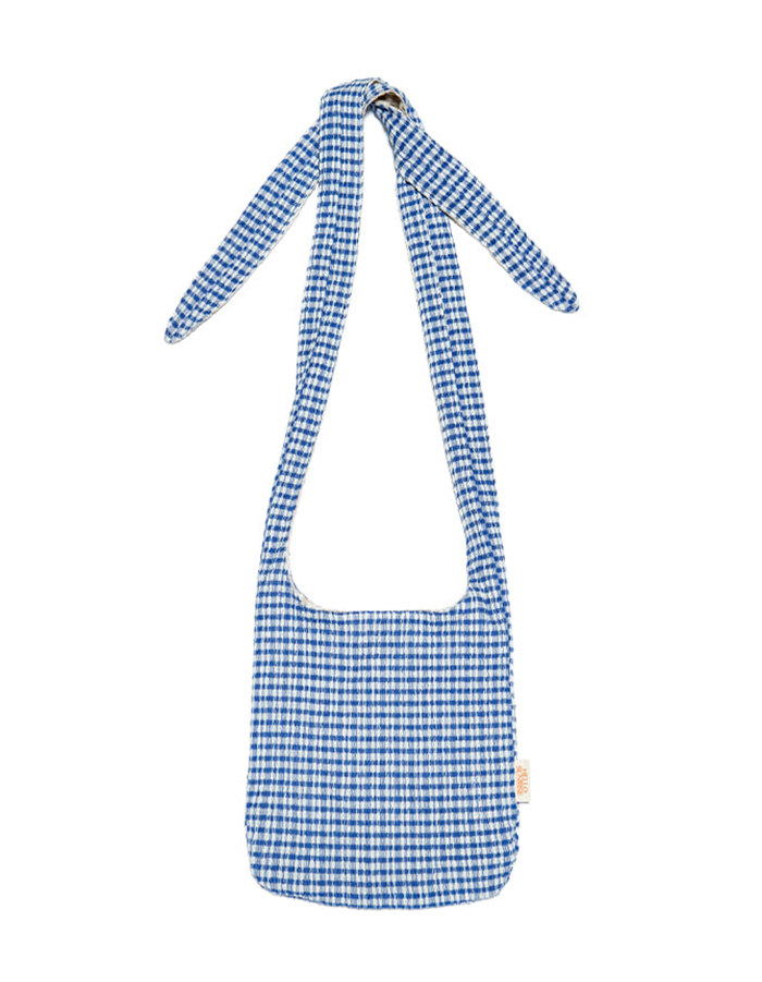 헬로선라이즈 HS Reversible Mini Cross Bag_Blue & Beige
