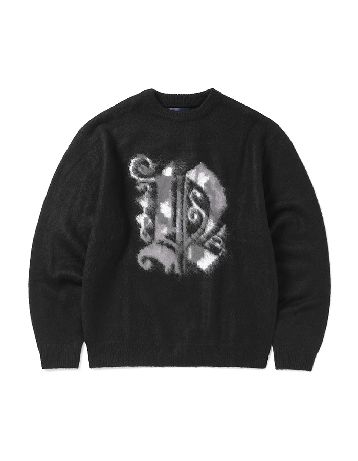 디스이즈네버댓 Fortuna N-Logo Sweater BLACK