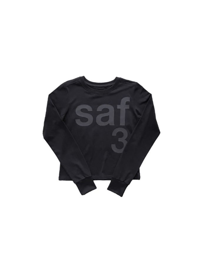 사파리스팟 1/2 BASIC SAFARI L/S TEE (BLACK)