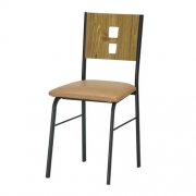 [TOP-YI]타원각등(괴목)/식당의자/철재의자/인테리어의자