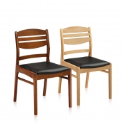 [TOP-HI] 하이퍼스 올리아 고무나무 원목 의자